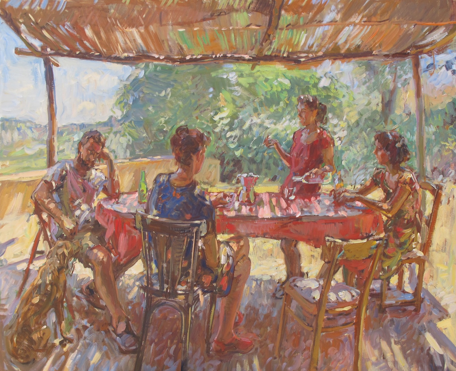 Lunch_Table_Ben_Fenske_39.4x47.2_Oil_2015_1438292234